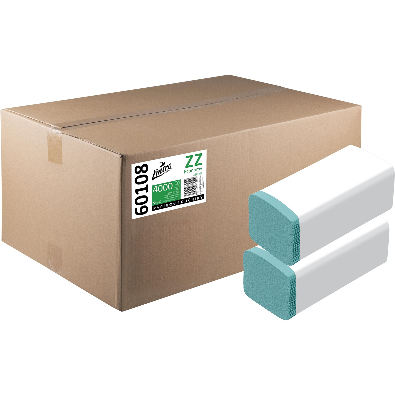 LINTEO ZZ Economy zöld 4000, 200 db (8594158372529)