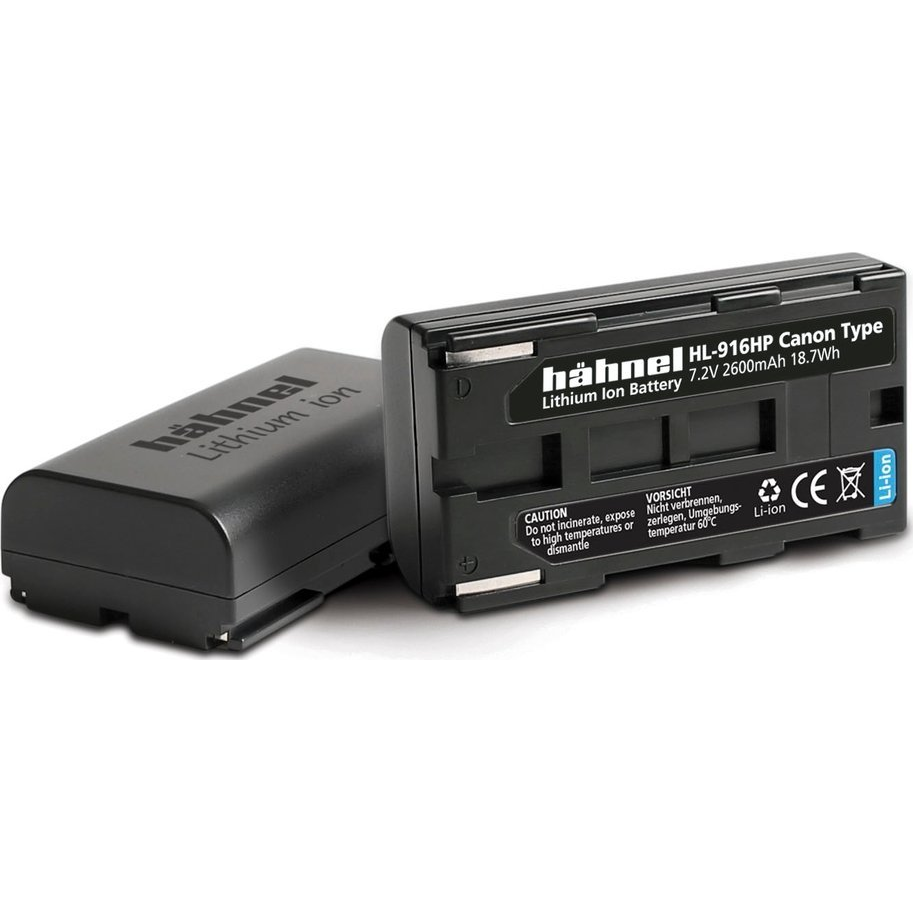 HAHNEL HL-916HP akkumulátor (Canon BP-911/916 2600 mAh) (1000 163.9)