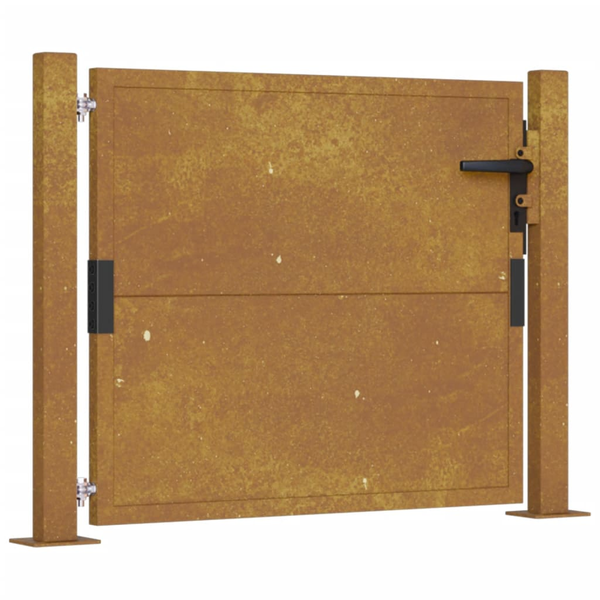 corten acél kerti kapu 105 x 80 cm
