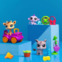 Littlest Pet Shop Figura csomag, 1. széria, 3 db-os - Szafari