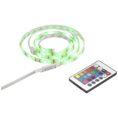 Sygonix Komplett RGB LED szalagkészlet USB csatlakozással 5 V 150 cm, (SY-5225288) (SY-5225288)