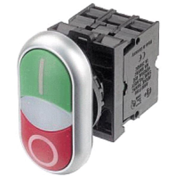 Eaton M22-DDL-GR-X1/X0/K11/230-W Pulsante
