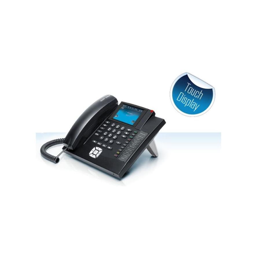 Auerswald COMfortel 1400 Rendszertelefon, ISDN Kihangosító Színes érintőkijelző Fekete (90069)