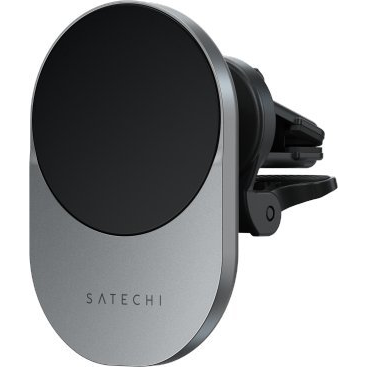 Ładowarka Satechi Satechi Qi2 Wireless Car Charger- bezprzewodowa ładowarka samochodowa Qi2 15W kompatybilna z MagSafe (space gray)