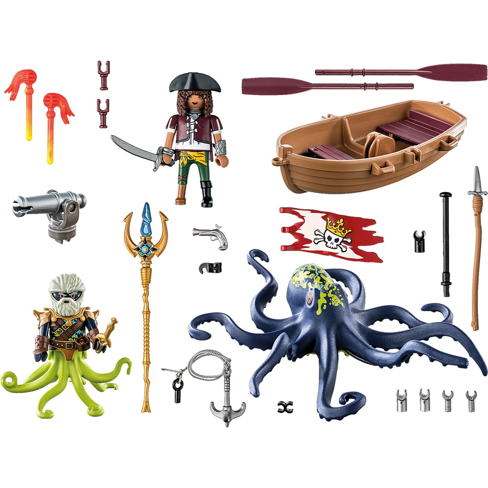 Playmobil Pirates: 71419 - Harc az óriási oktopusszal (71419)