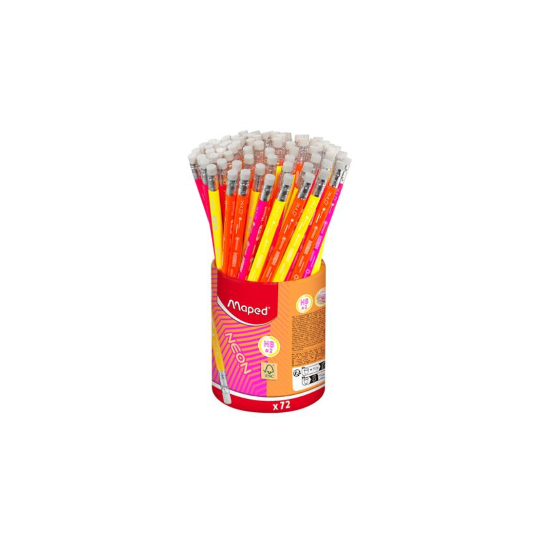 Maped Black'Peps Neon háromszögletű 
