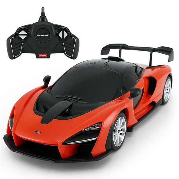 McLaren SENNA ORANGE REMOTE CONTROL CAR WITH 1 TO 18 SCALE