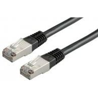 Roline 21.15.1385 RJ45 Hálózati kábel, patchkábel CAT 6 S/FTP 10.00 m Fekete Kettős árnyékolás 1 db
