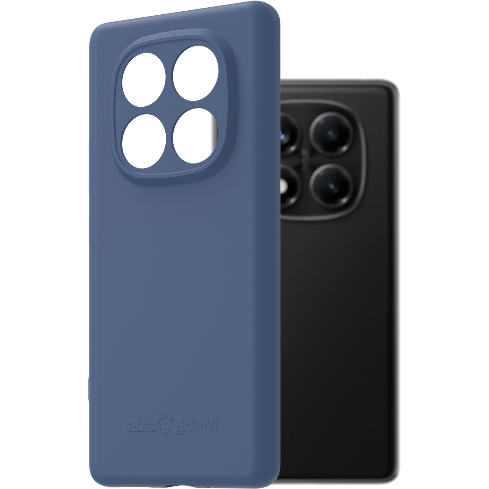 AlzaGuard Matte Case Xiaomi Redmi Note 14 Pro kék TPU tok (AGD-PCT444L)