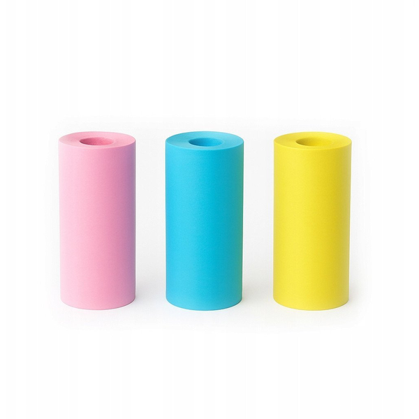 Papier Przylepny Naklejki Wkłady Kolor 3x Rolka 3,5m Love Instant X6 / S1 / Phomemo T02 / M02x
