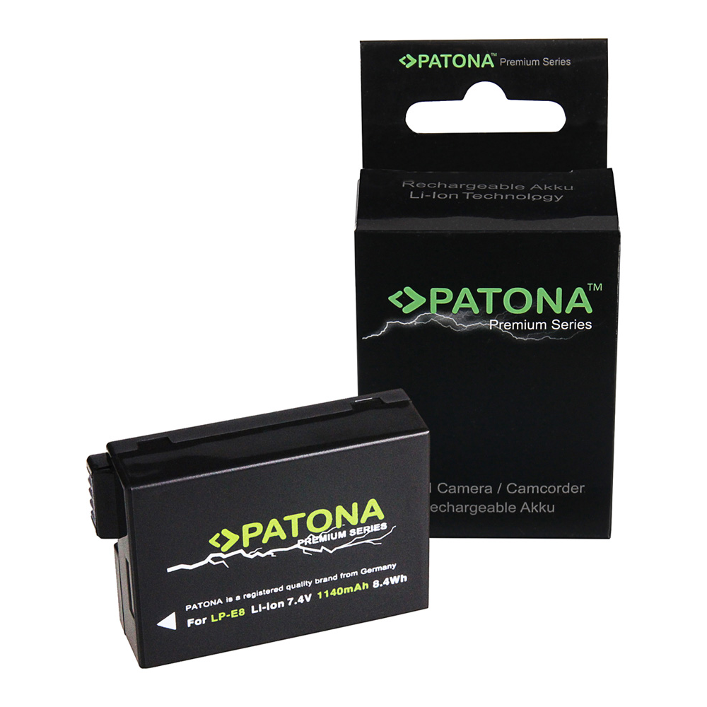 Patona PT1136 Premium LP-E8 akkumulátor Canon fényképezőgépekhez 1120mAh (PT1136)