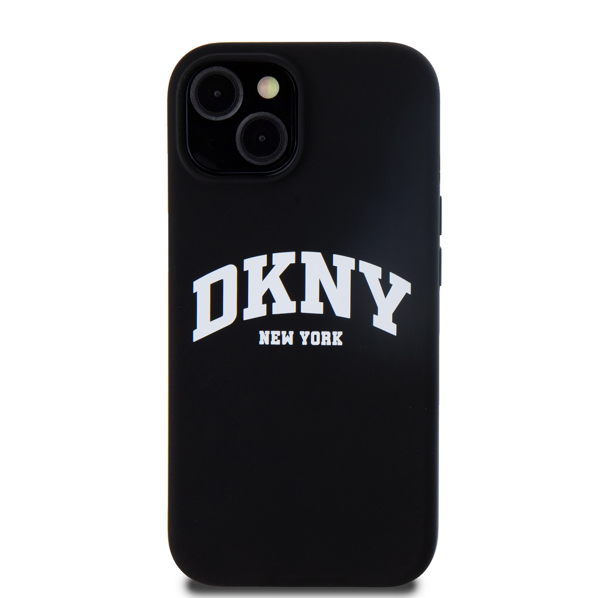 DKNY iPhone 13 MagSafe Arch LOGO keménykeretes Szilikon Telefon tok - Fekete (DKHMP13MSNYACH)