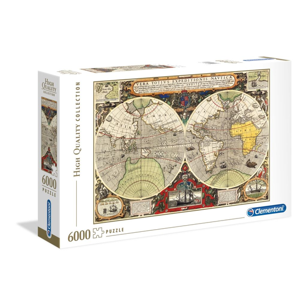 Clementoni 36526 puzzle 6000 kusov Mapy