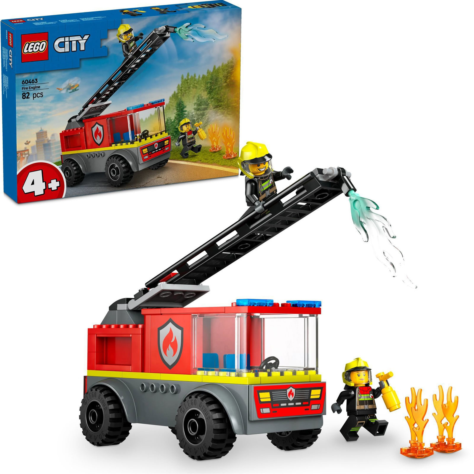 LEGO® City Létrás tűzoltóautó 60463 (5702017784694)