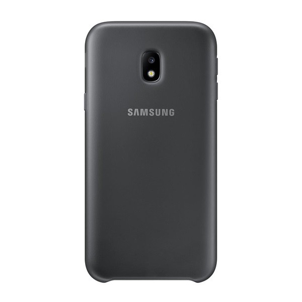 SAMSUNG műanyag telefonvédő (dupla rétegű, gumírozott) FEKETE [Samsung Galaxy J5 (2017) SM-J530 EU]