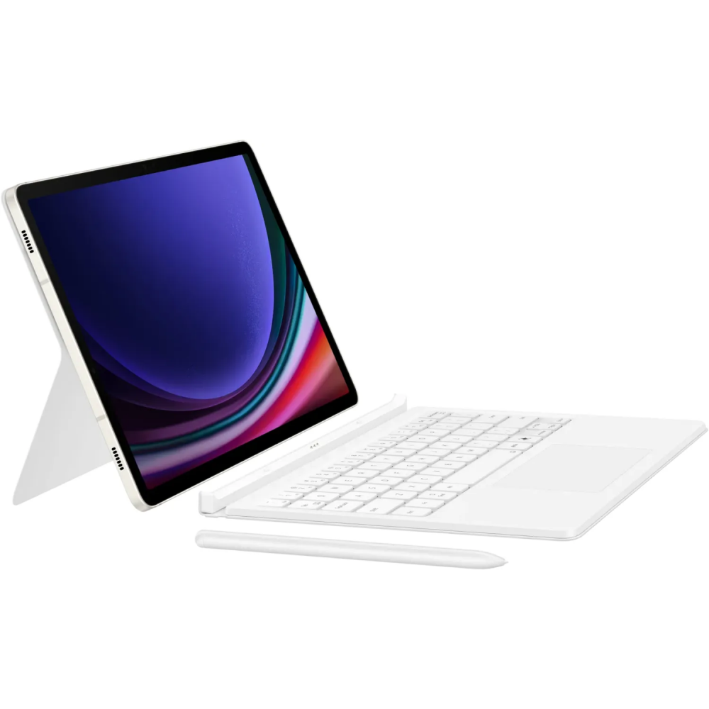 Samsung Tab S9/S9 FE billentyűzetes tok,Fehér (OSAM-EF-DX725BWEG)