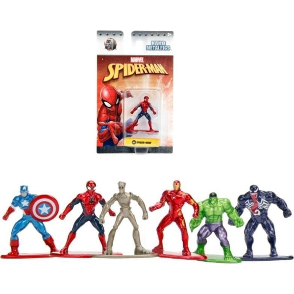 Marvel Szuperhősök, Marvel Bosszúállók Nanofigs fém figurák többféle változatban - Lányoknak és fiúknak, 3 éves kortól