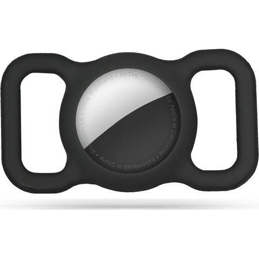 TECH-PROTECT SMOOTH CASE BLACK ZA APPLE AIRTAG COLLAR COVER