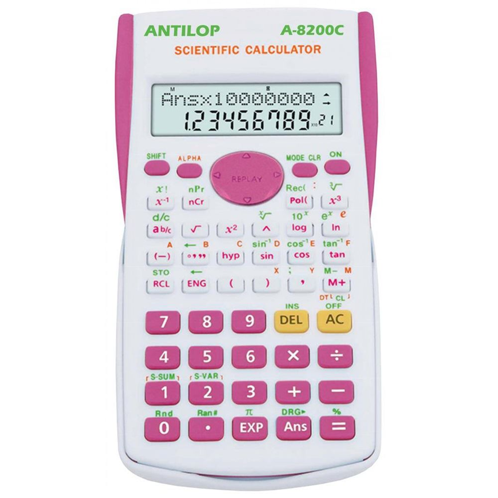 Antilop A-8200C tudományos számológép pink (A-8200CP)
