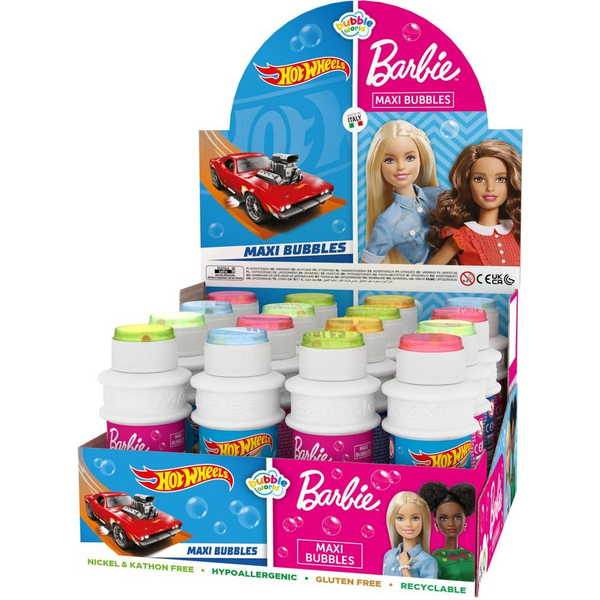 TOY SOAP BUBBLES HW/BARBIE 175 ML