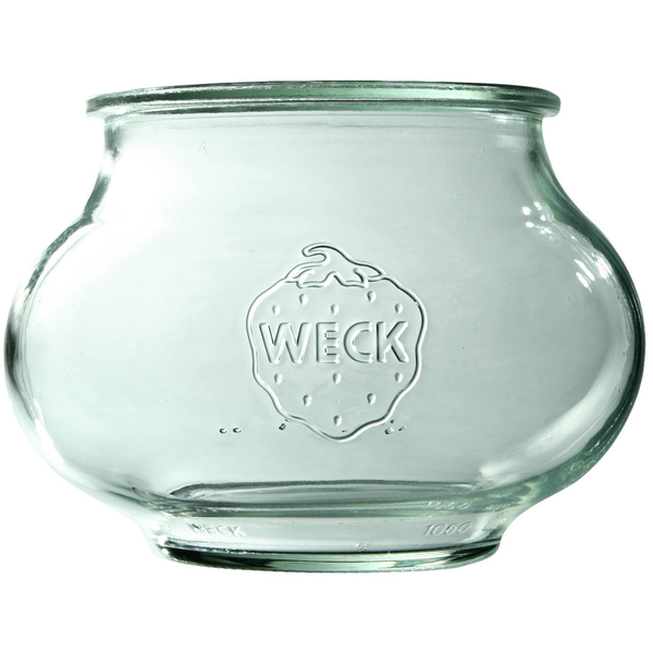 Słoik  Deco 1062 ml z pokrywą - op. 4 szt