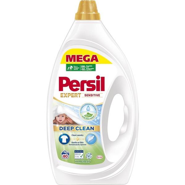 Перилен препарат, Persil Expert Sensitive, 3,6 л, с алое вера, хипоалергенен