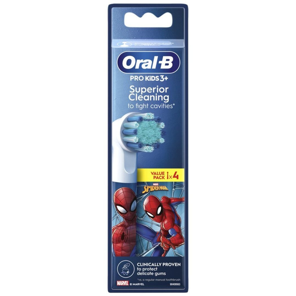 Oral-B Aufsteckbürsten EB10S-4 Spiderman 4er