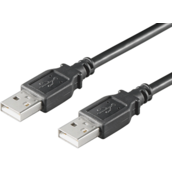 Microconnect USBAA1B cavo USB USB 2.0 1 m USB A Nero