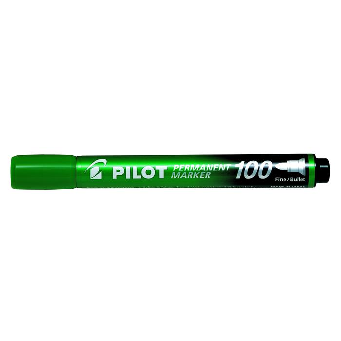 Pilot Permanent Marker 100 1mm Alkoholos marker - Zöld (SCA-100-G)