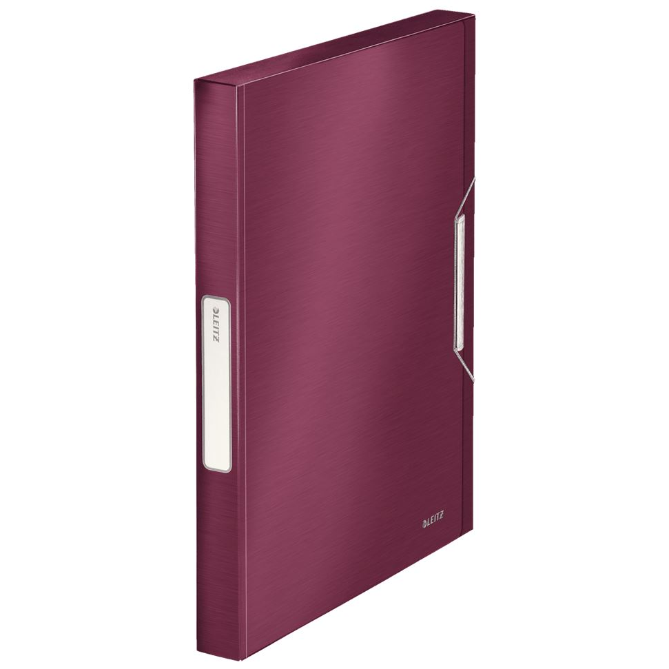 Leitz STYLE Jumbo műanyag gumis mappa gránátvörös (39560028) (Leitz39560028)