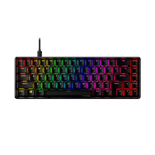HyperX Alloy Origins 65 - Mechanical Gaming Keyboard - HX Red (US Layout) klávesnice USB Americká angličtina Černá