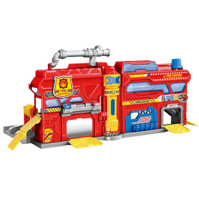 Átalakítható tűzoltó parkolóház 2 autóval (599XA)