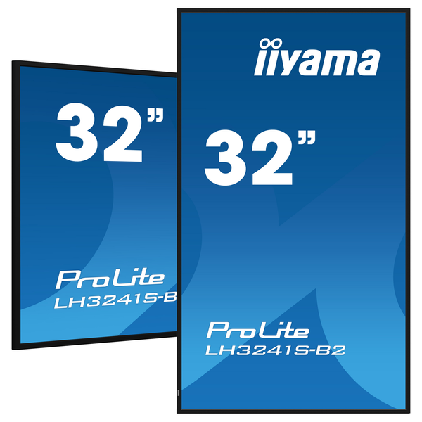 iiyama LH3241S-B2 skilte display Kiosk design 80 cm (31.5") LED 350 cd/m² Fuld HD Sort 24/7