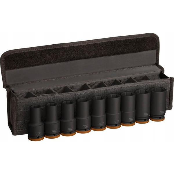 Klucz udarowy Bosch Bosch PRO Impact socket set 3/4", 9-piece (black, deep)