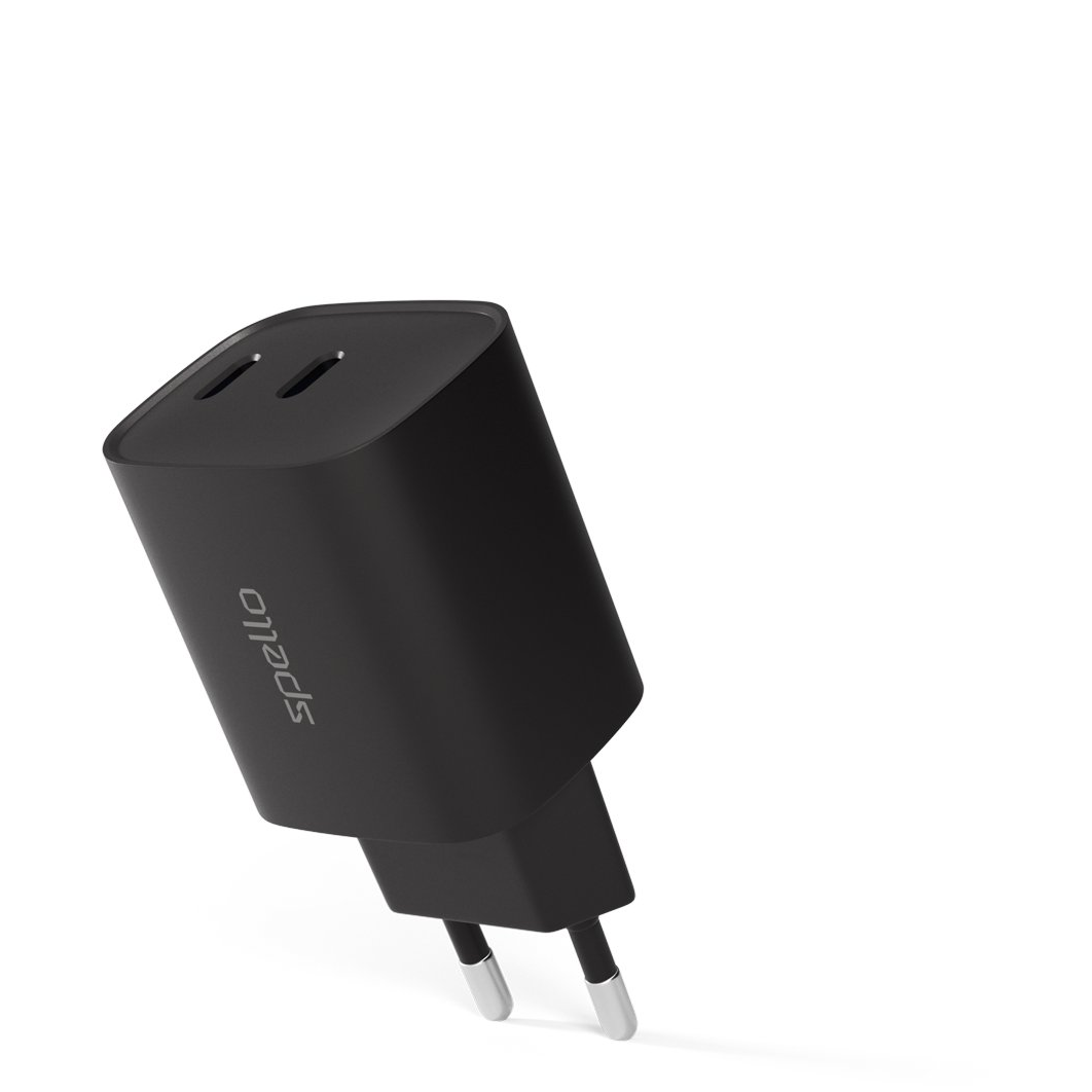 Spello ForceBoost GaN SA35 töltőfej, 35 W, fekete (9915101300262)