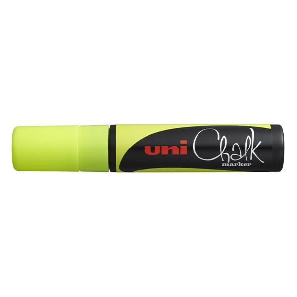 UNI Chalk Marker Pen PWE-17K Broad Tip - Yellow (186607)