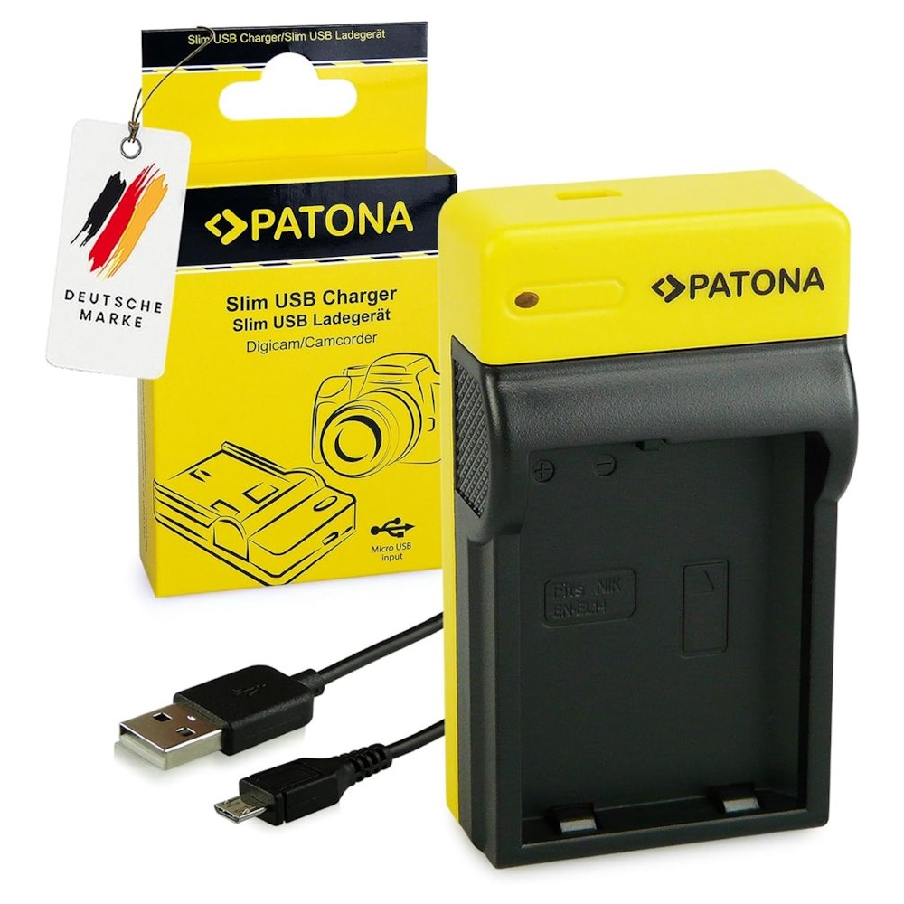 Patona PT151622 Foto Nikon EN-EL14 slim USB Akkumulátor töltő (PT151622)
