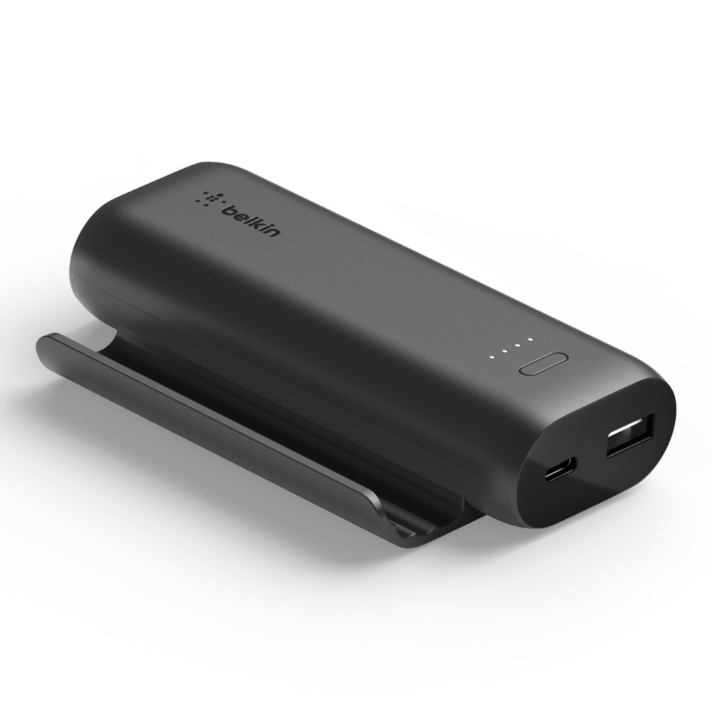 Belkin BPZ001BTBK Power Bank 5000mAh Fekete Állvánnyal (BPZ001BTBK)