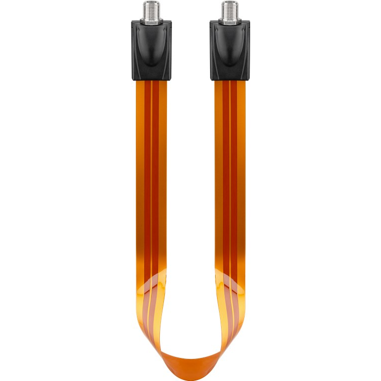 Goobay 67246 Type-F antenna hosszabbító kábel 0.5m - Narancs (67246)