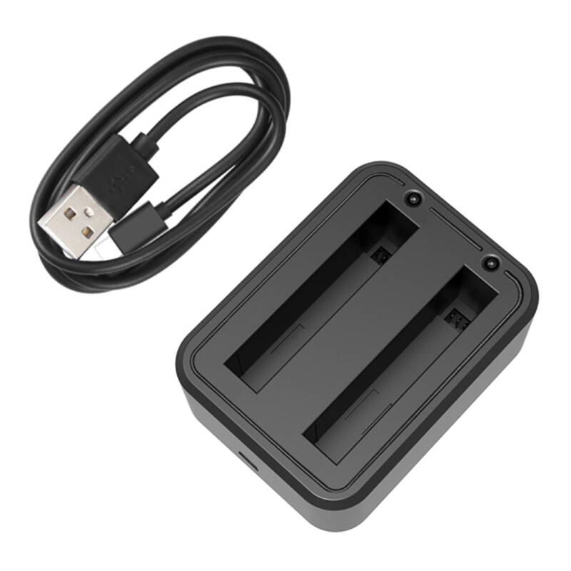 Puluz Insta360 X3 dupla akkumulátor töltő fekete (PU818) (PU818)