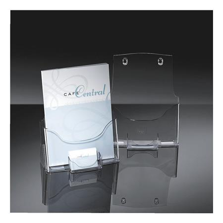 Sigel Asztali A4 Prospektustartó névjegytartóval - 1 rekeszes (LH111)