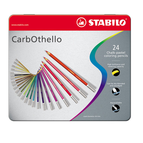 STABILO CarbOthello Flerfarvet 24 stk