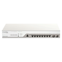 D-Link DBS-2000-10MP sieťový prepínač Riadený L2 Gigabit Ethernet (10/100/1000) Podpora napájania cez Ethernet (PoE) Šedá