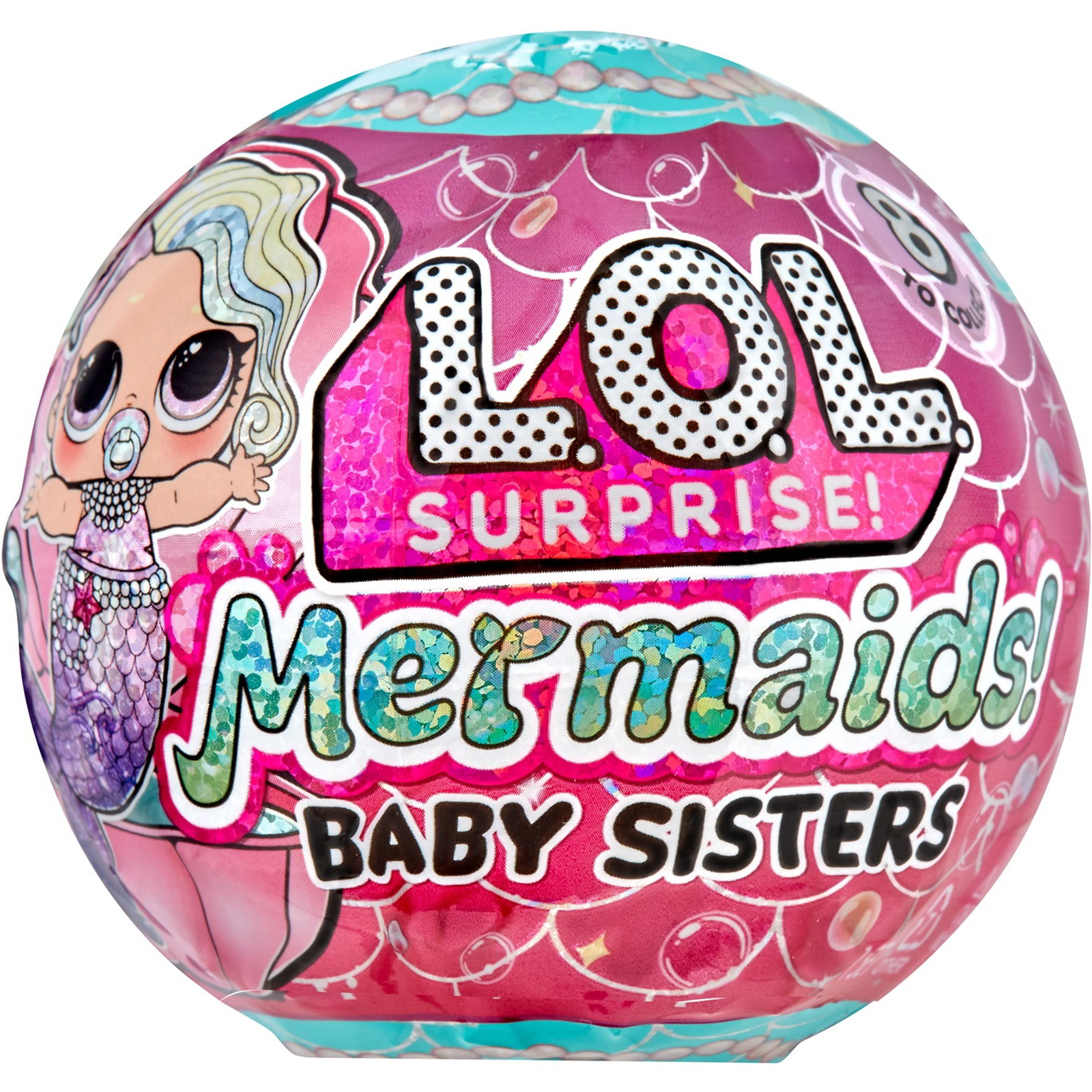 L.O.L. Surprise Mermaids! Baby Sisters játékbaba (515760-EUC)