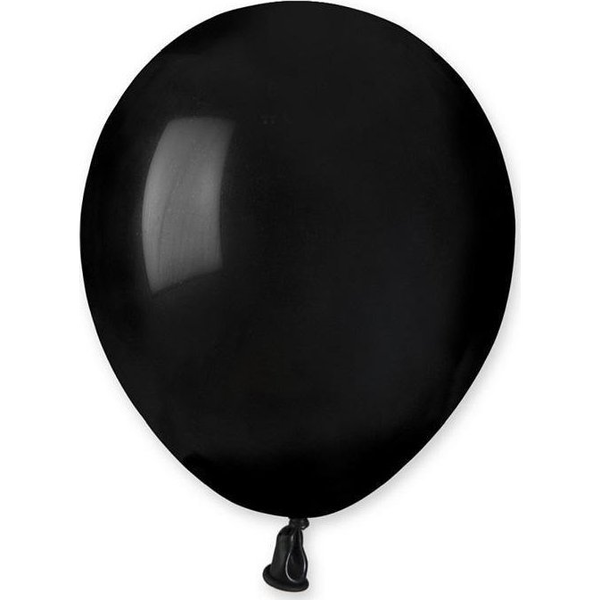 GoDan Balony pastelowe czarne 13cm 100szt