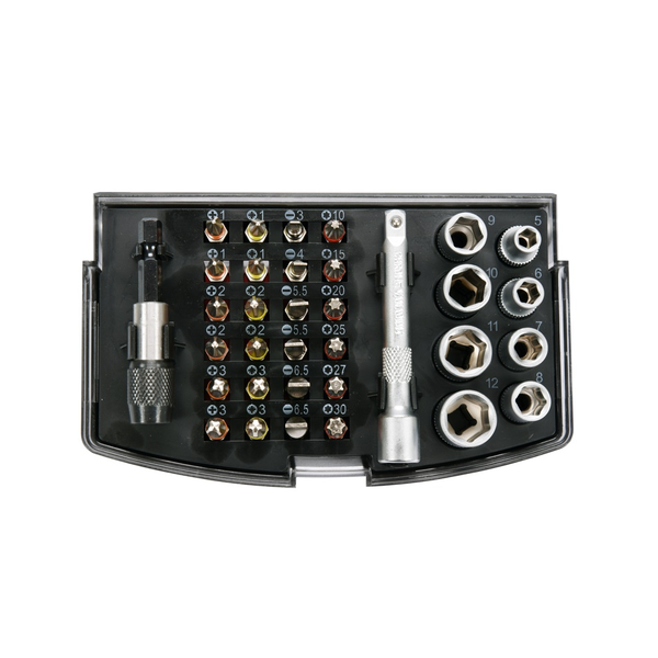 YATO ŠROUBOVÁKY BITY HROTY PRO ŠROUBOVÁK A NÁSTAVEC SADA 34 ks