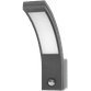 Kinkiet Orno PIRYT LED 10W, oprawa ogrodowa z czujnikiem ruchu 140st, 800lm, IP54, 4000K, szara,AD-OP-6109GLPMR4