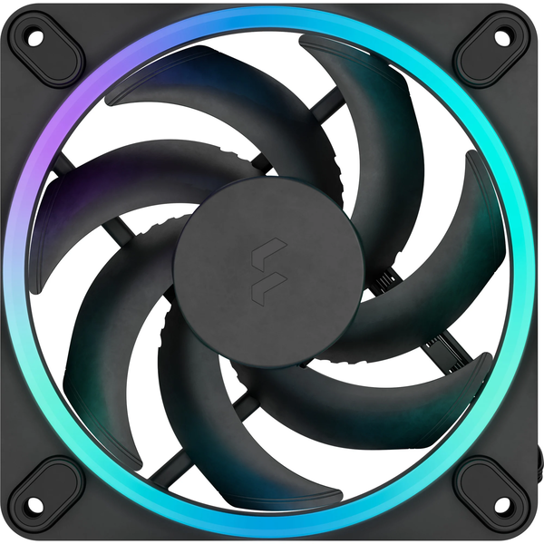 Fractal Design Momentum PWM 120x120x25mm RGB Rendszerhűtő ventilátor - Fekete