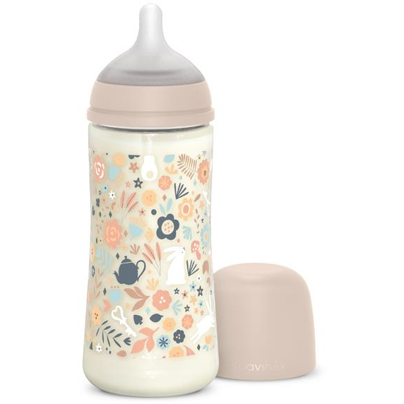 Suavinex Wonderland fiziológiai, L 360 ml Liberty, rózsaszín (8426420900942)