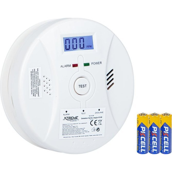 Detektor ogljikovega monoksida LCD XC40